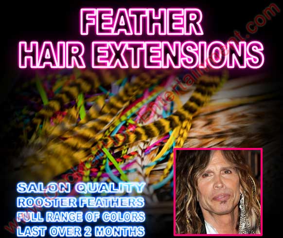 Feather Hair Extensions for Bar Mitzvah Entertainment 1