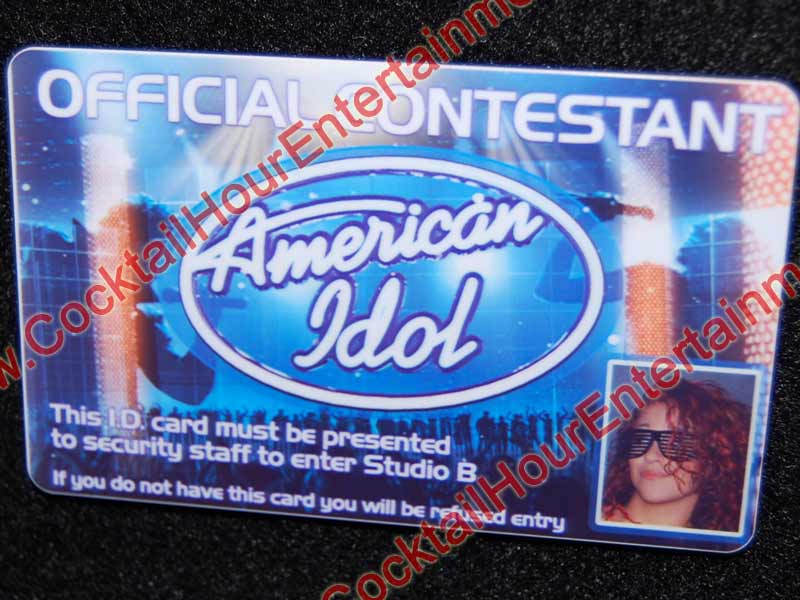 Sample ID Cards for Bar Mitzvah Entertainment 4