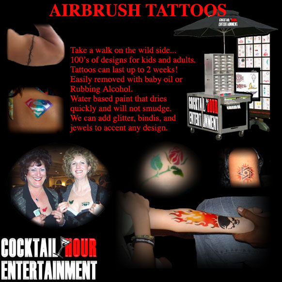 airbrush tattoos for Bar Mitzvahs
