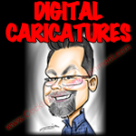 digital caricatures