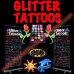 glitter tattoos