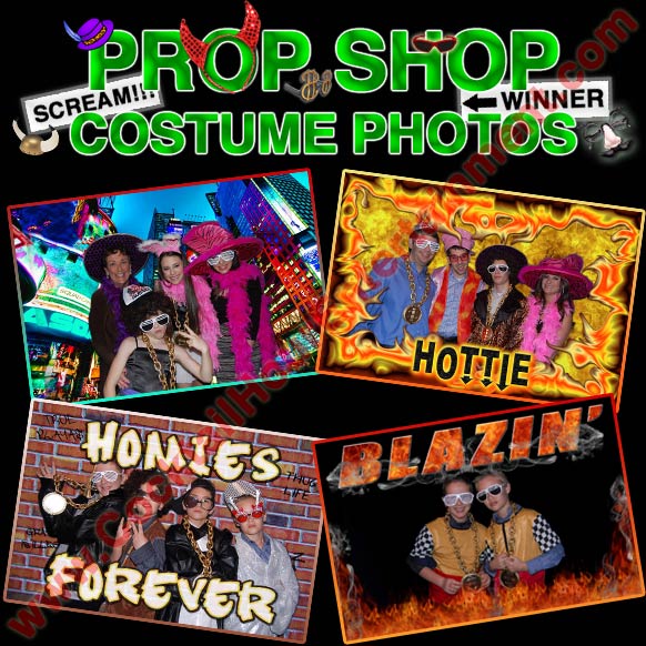 green screen photos with costumes & props